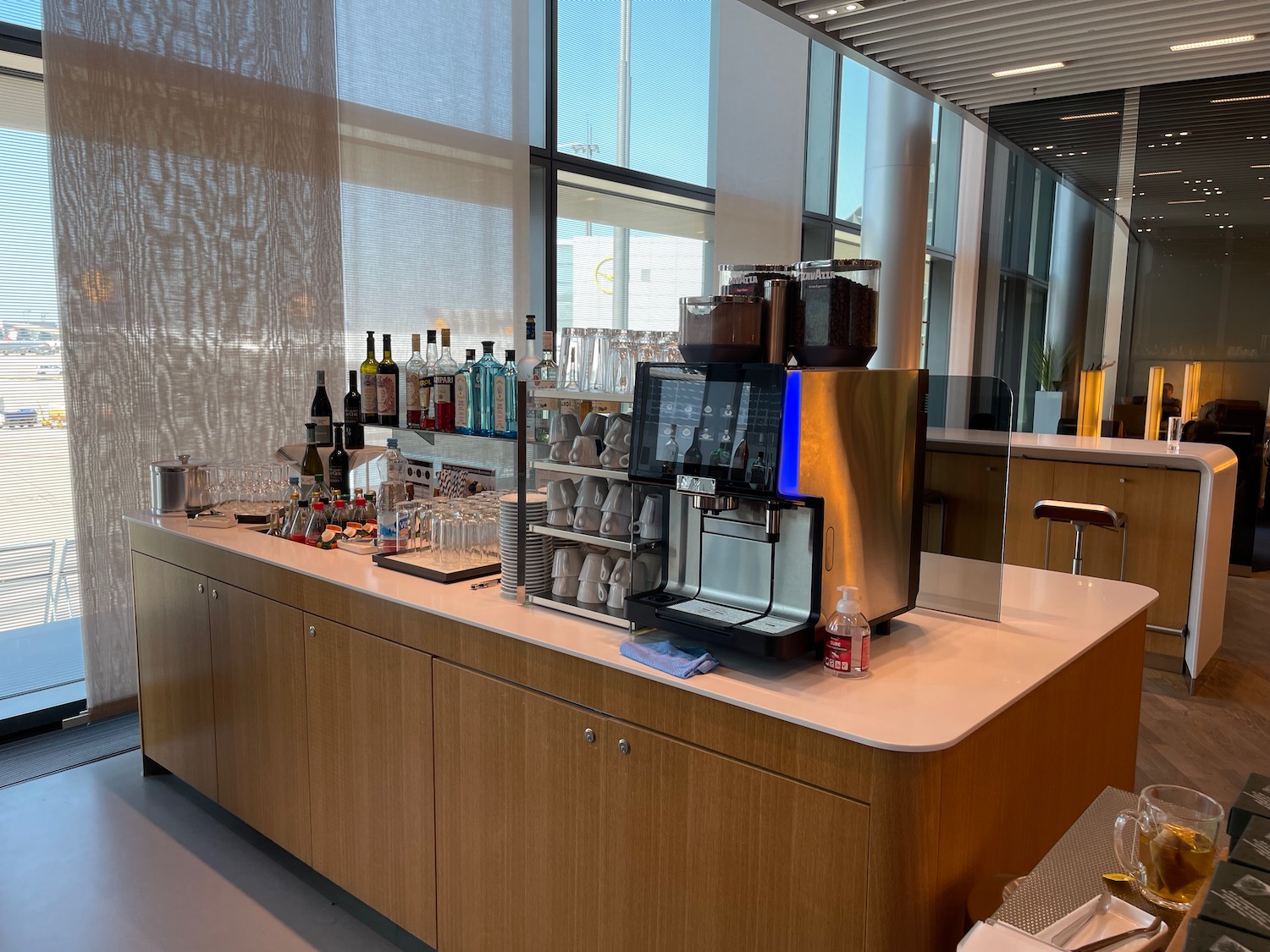 a coffee machine on a counter