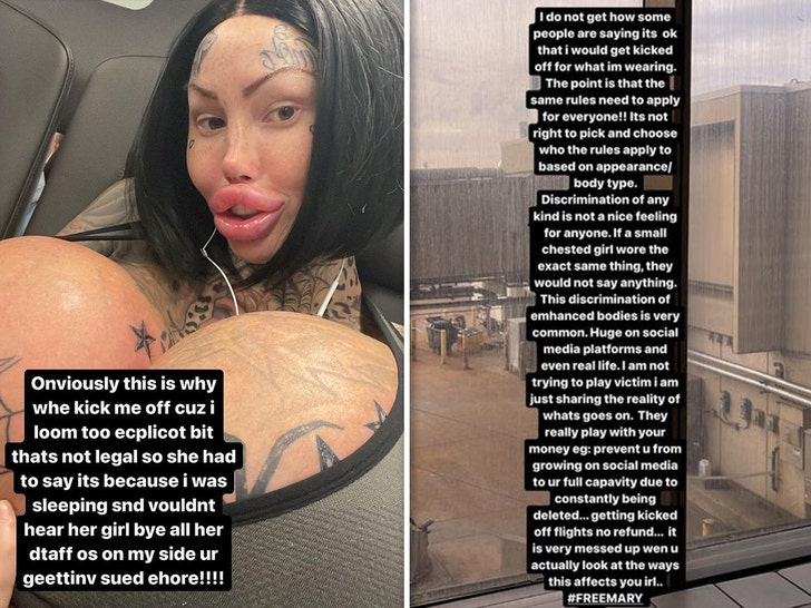 Busty Model Claims She Was Thrown Off American Airlines Flight For Her  Explicit Figure, Not Being Drunk - Live and Let's Fly