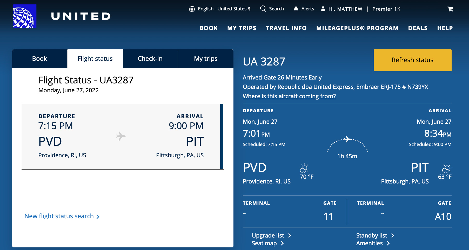 The &quot;Fake&quot; United Airlines Flight No Agent Could Book&#8230; &#8211; Live and Let&#039;s Fly Odd PVD PIT Flight