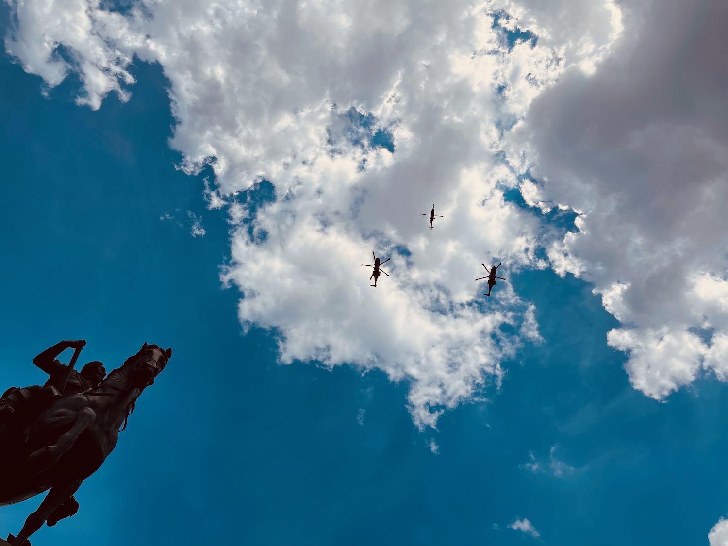 a group of airplanes flying in the sky