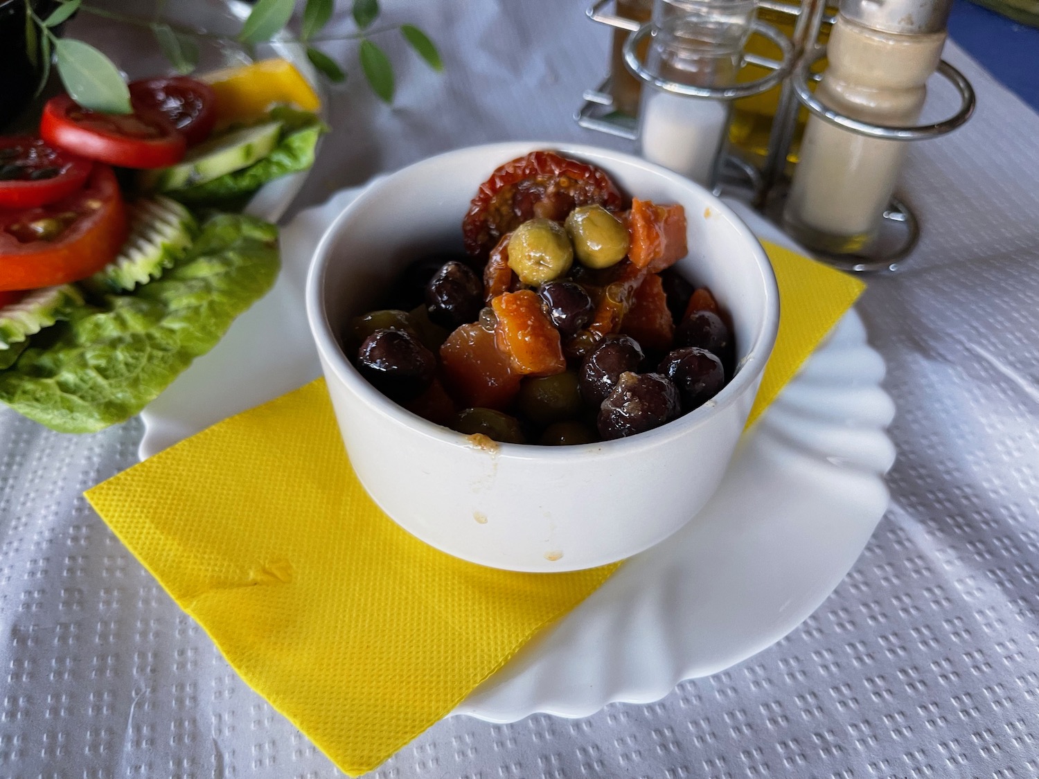 a bowl of food on a plate