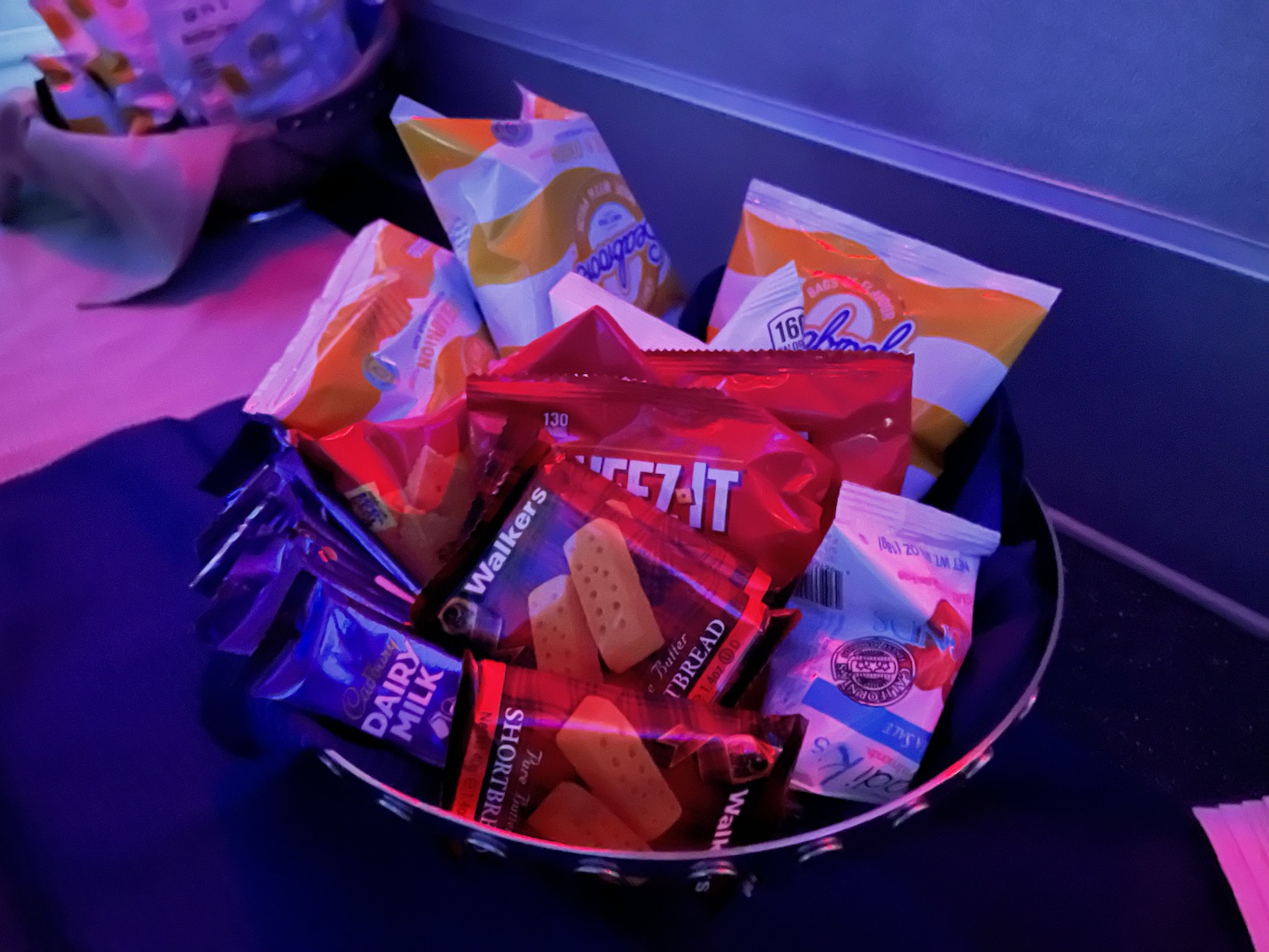 a bowl of snacks