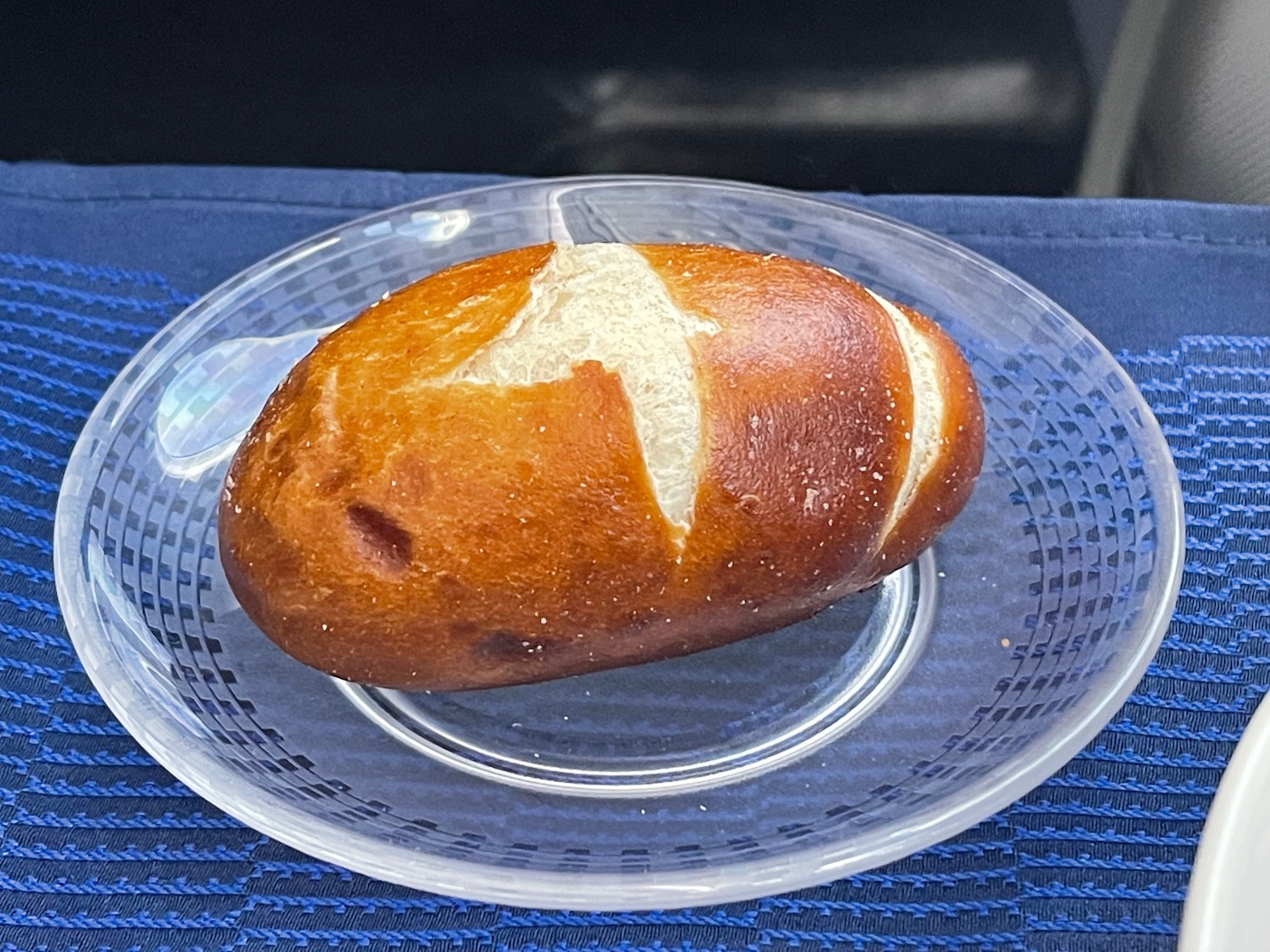 a bread on a plate