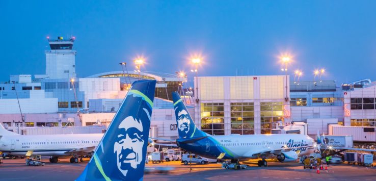 airplanes at an airport