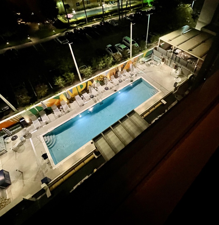 Hyatt House Tampa Airport Westshore standard room pool view