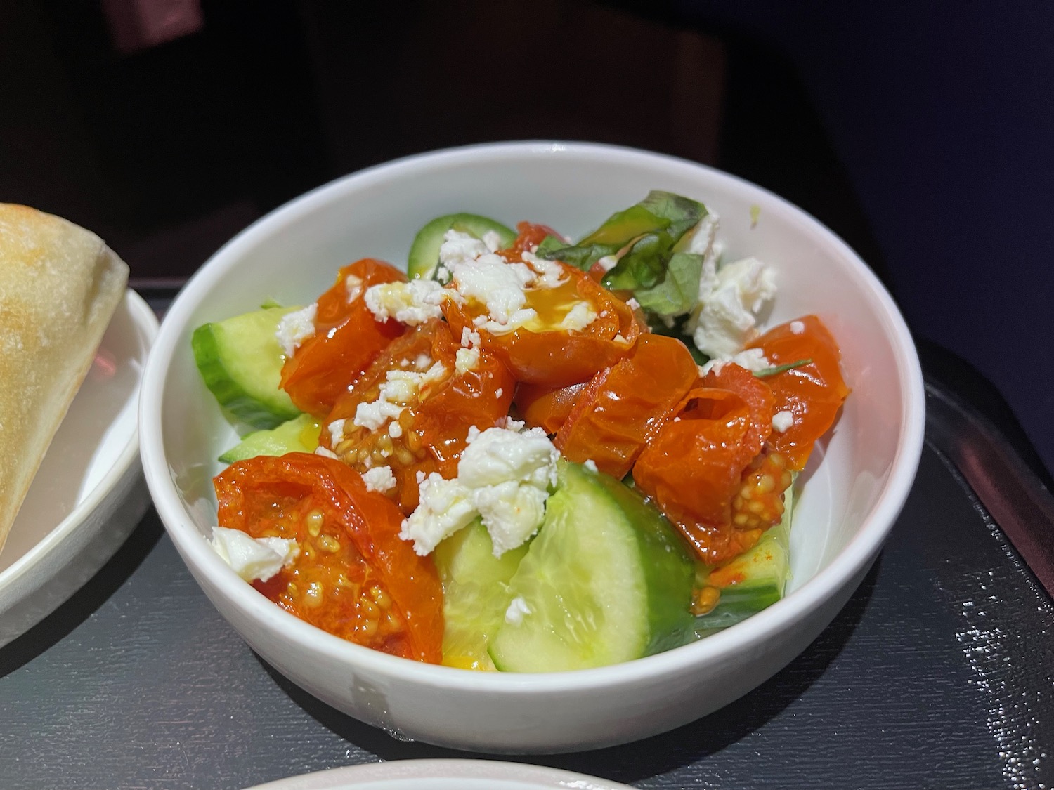 a bowl of food on a table