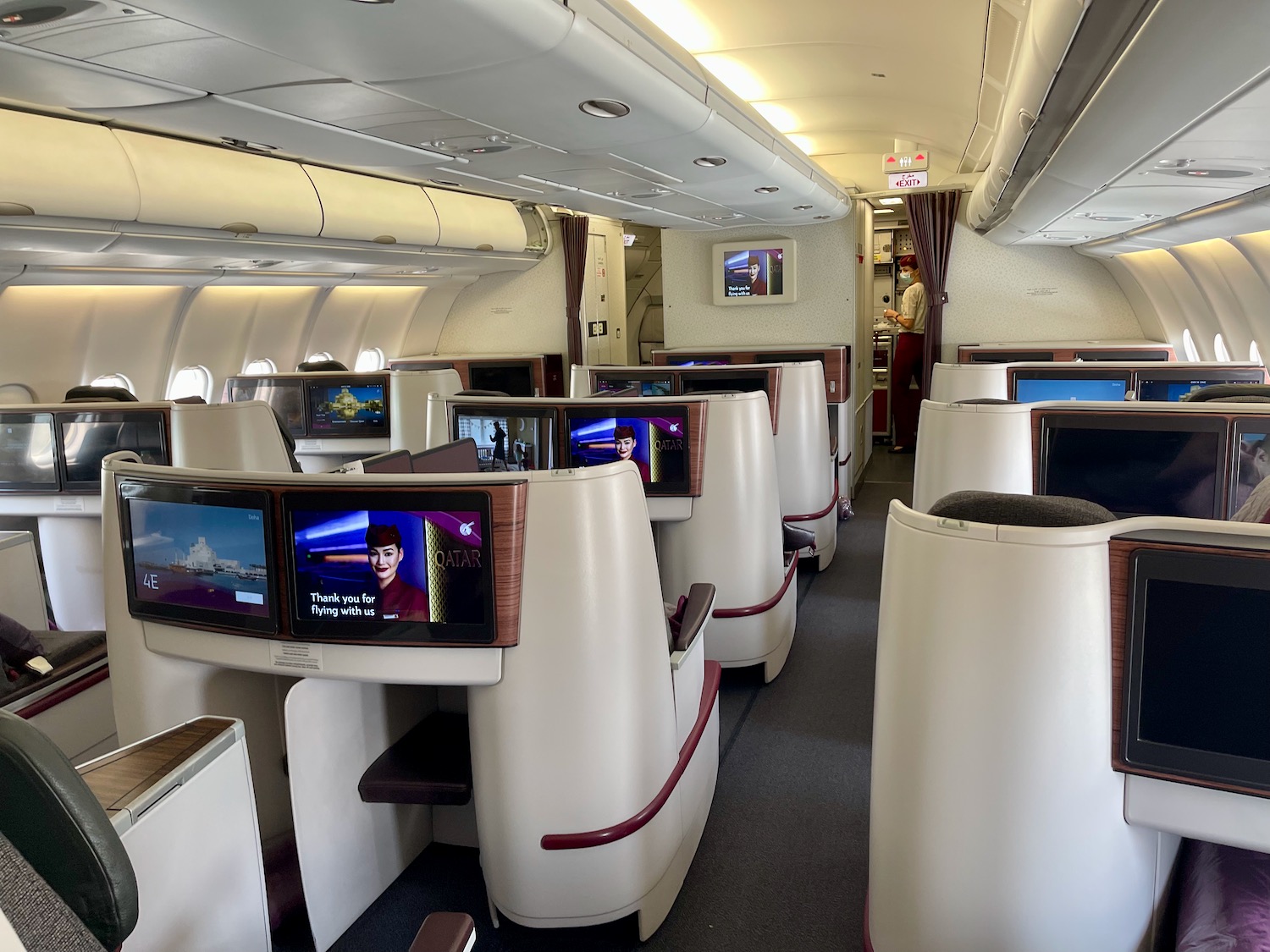 For its business and first-class passengers, Qatar Airways has