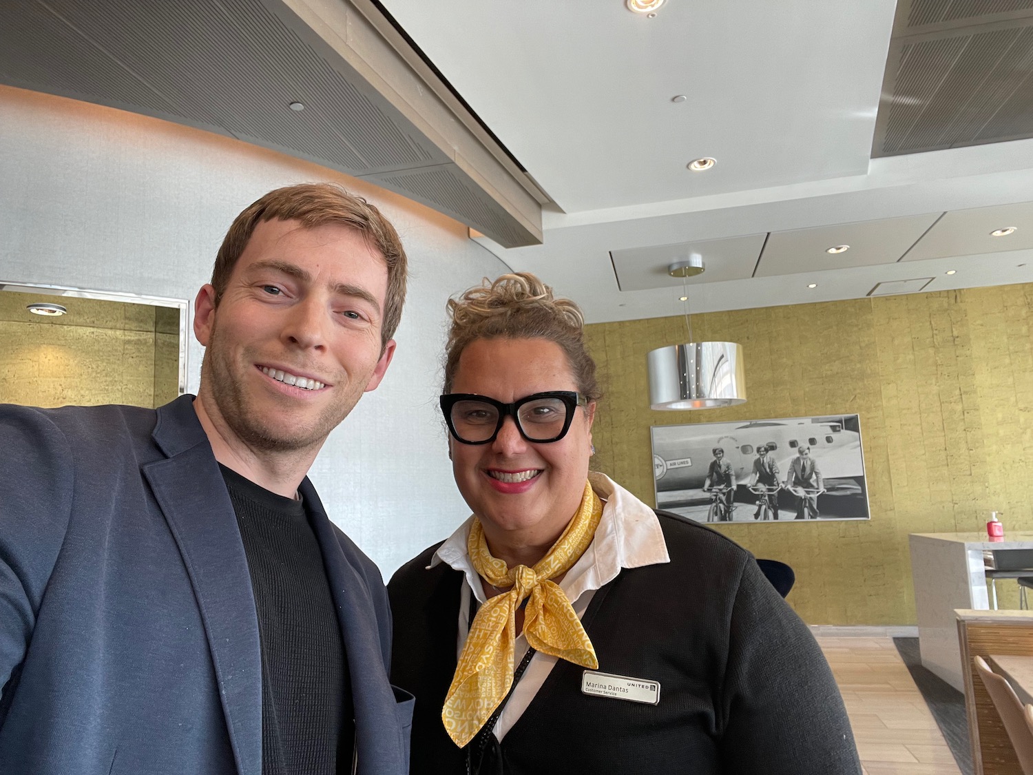 a man and woman smiling for a selfie