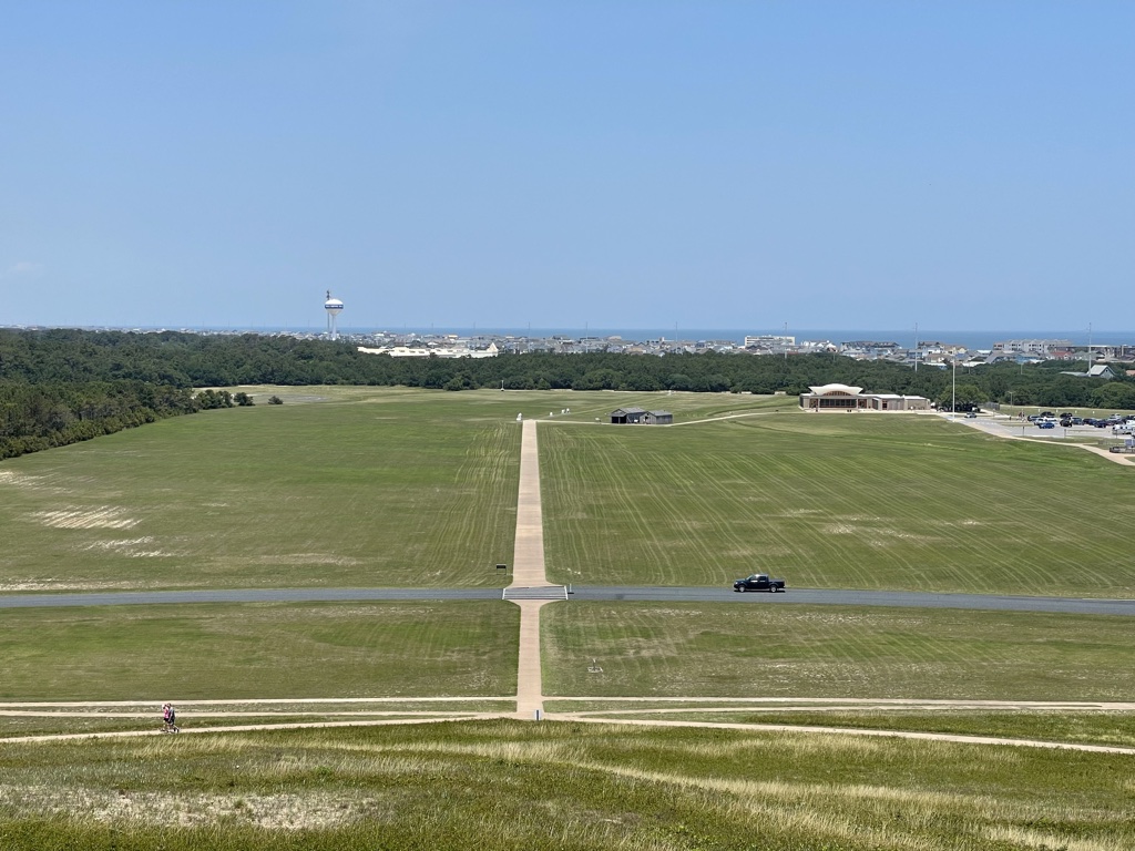 Wright brothers national memorial the first landing strip