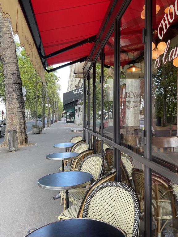 Any sidewalk cafe in Paris