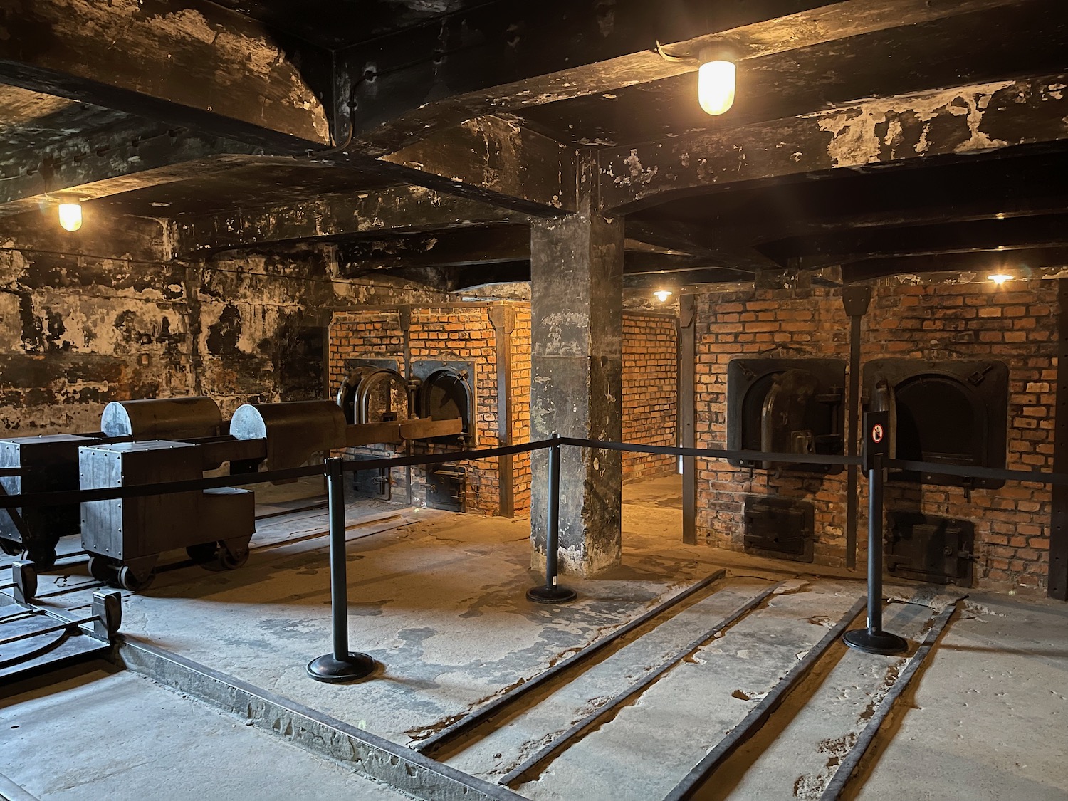 a brick building with a brick oven and a brick oven