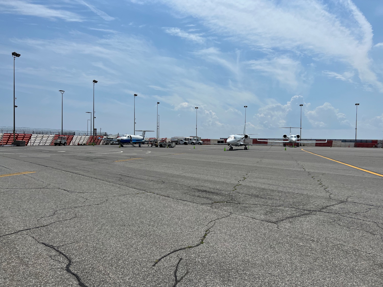 a group of airplanes on a tarmac