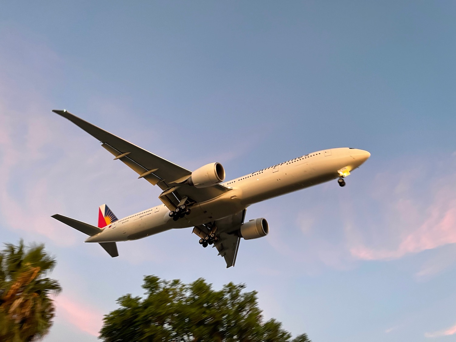 a plane flying in the sky