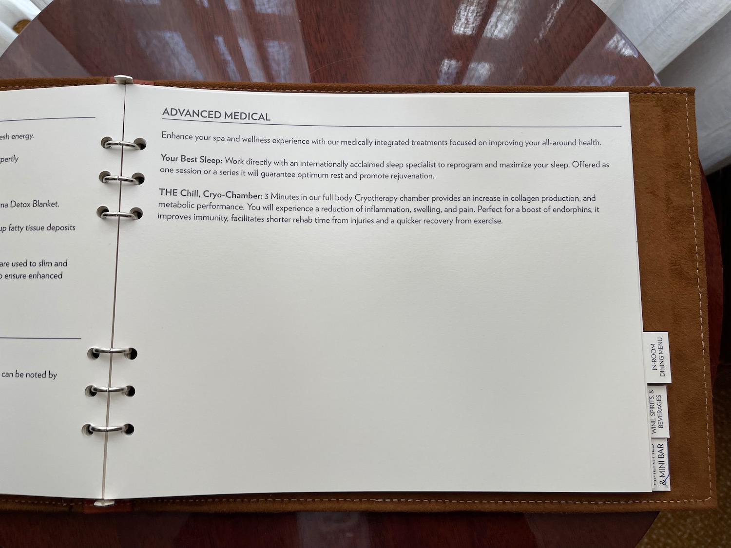 a notebook with a spiral bound page