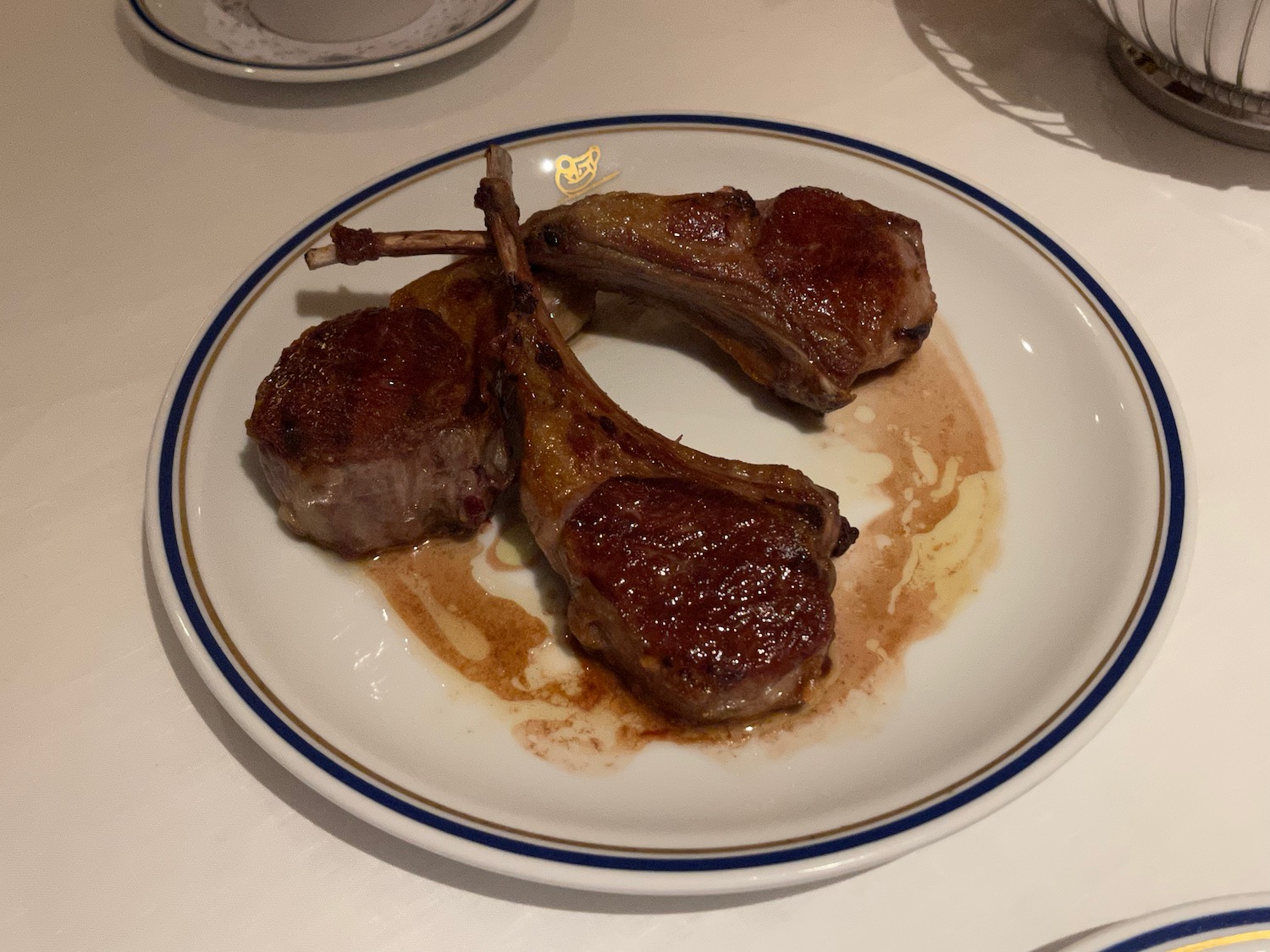 a plate of food on a table