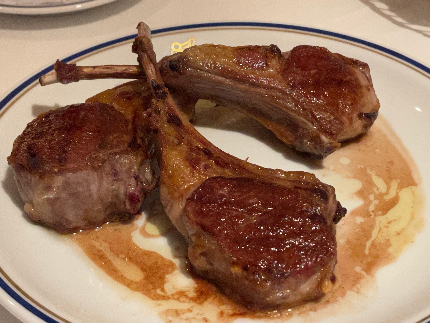 a plate of food on a table