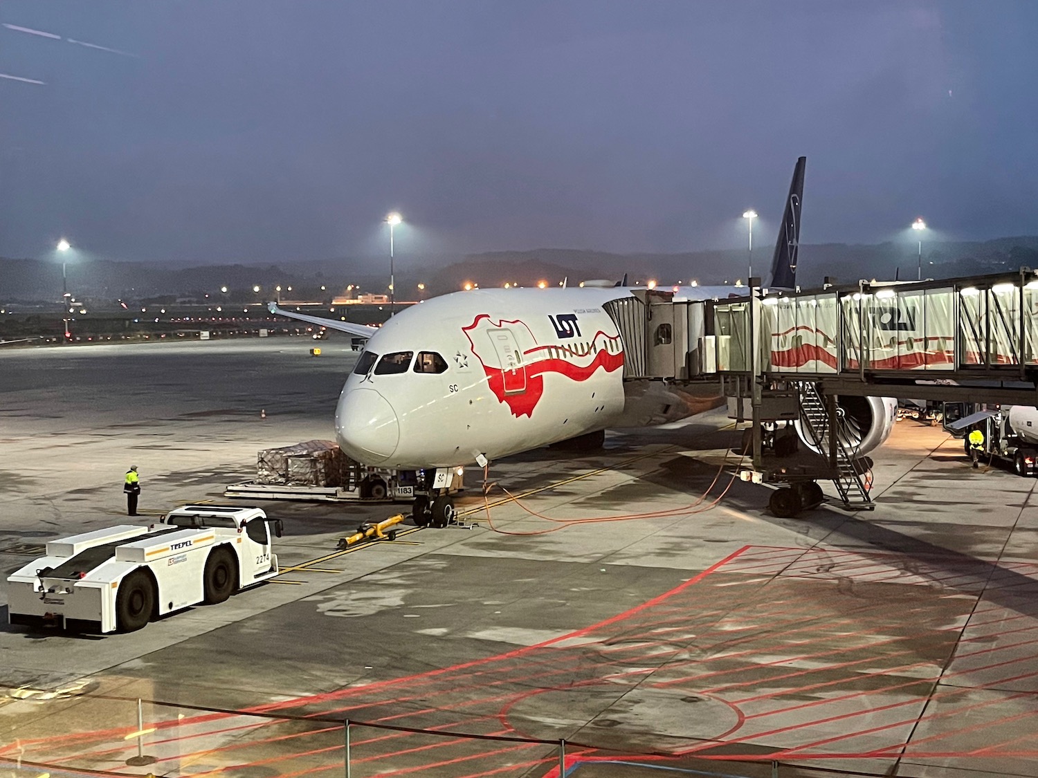 an airplane at an airport