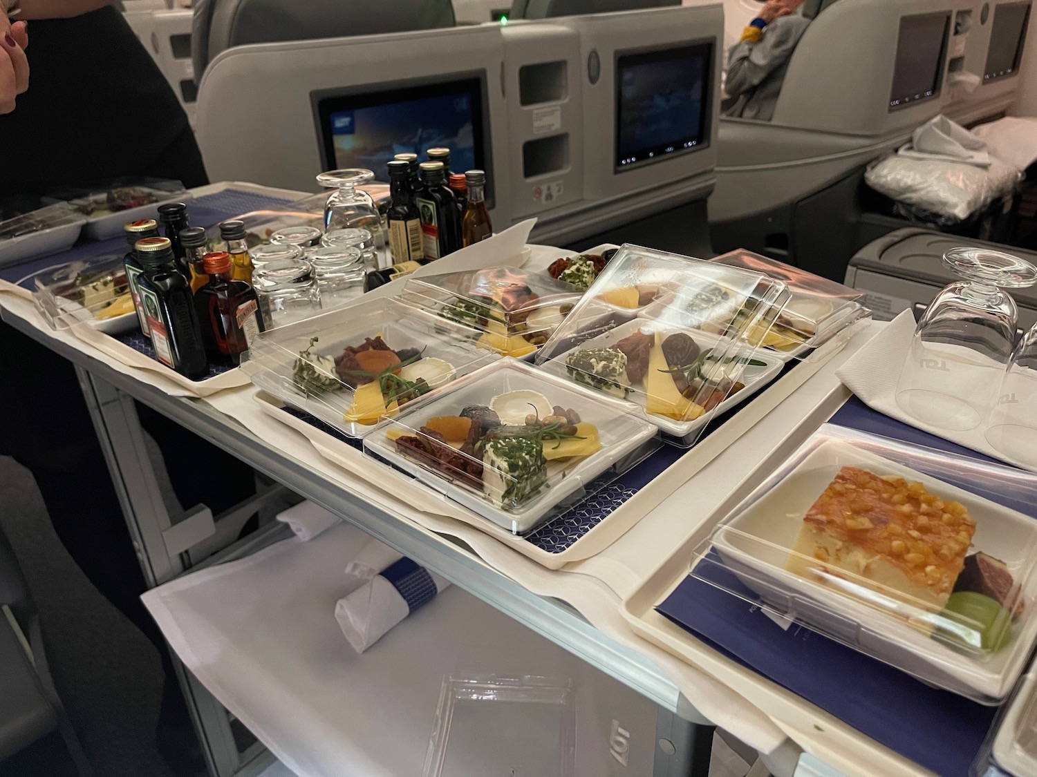 food in plastic containers on a table