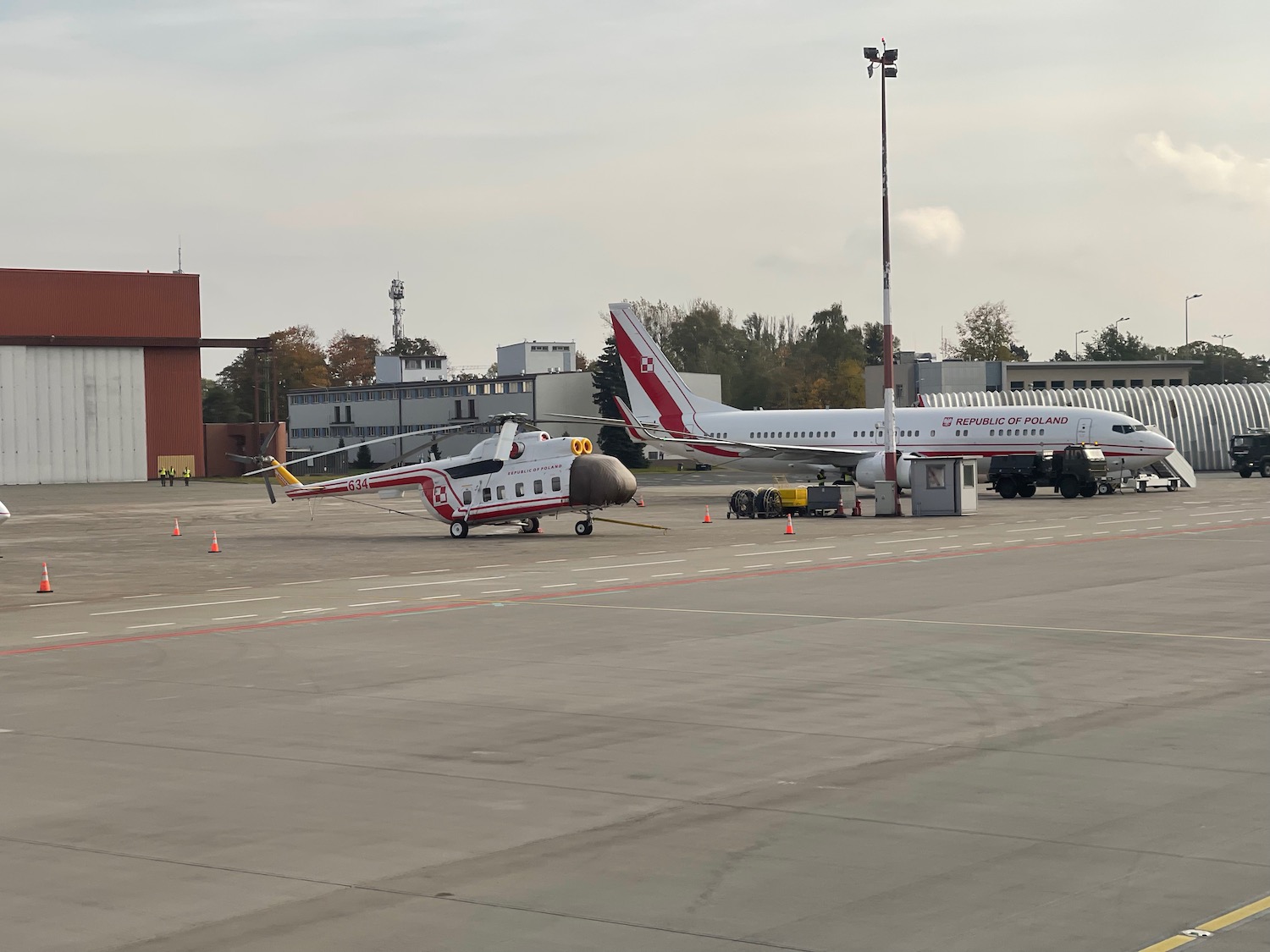 airplanes on the runway