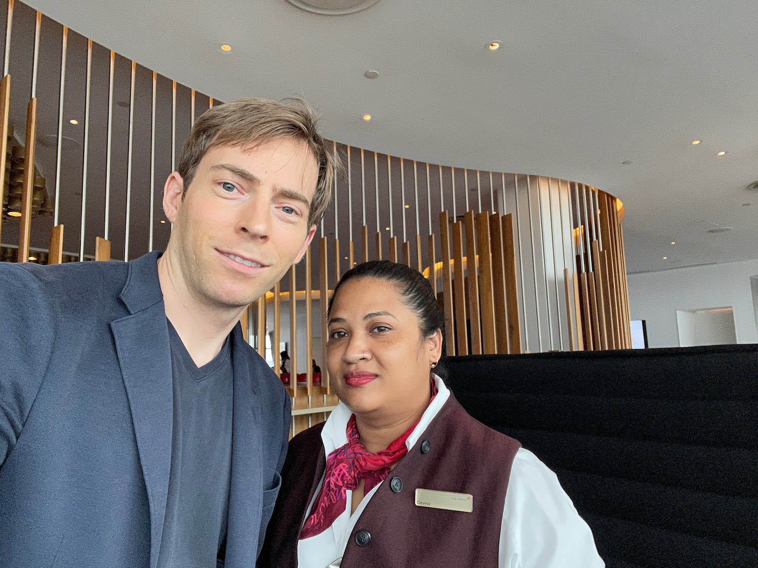 a man and woman posing for a picture