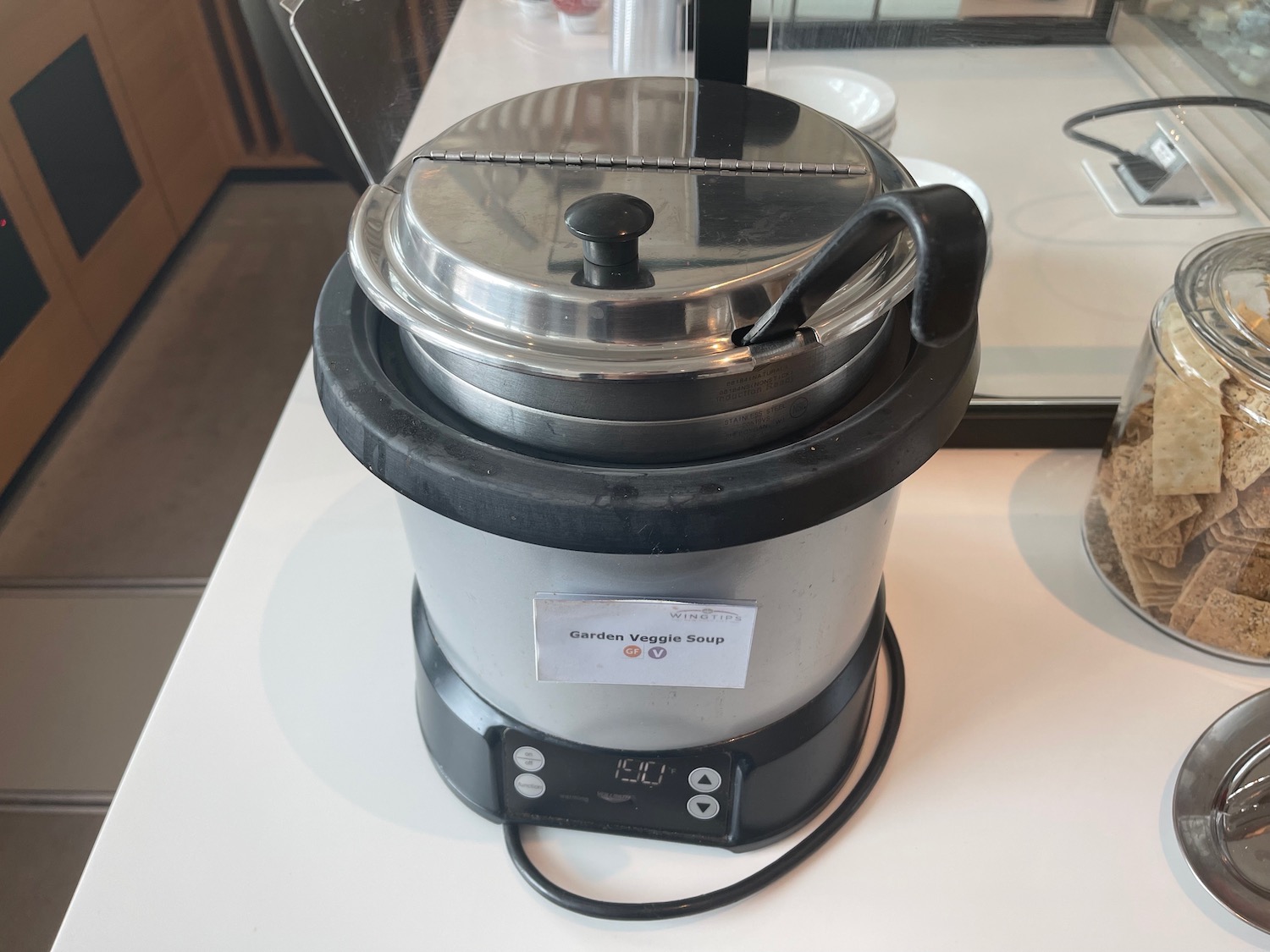 a food steamer on a counter