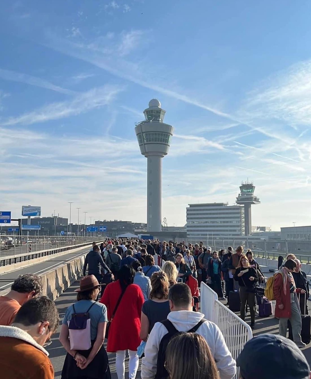 Amsterdam Airport Chaos