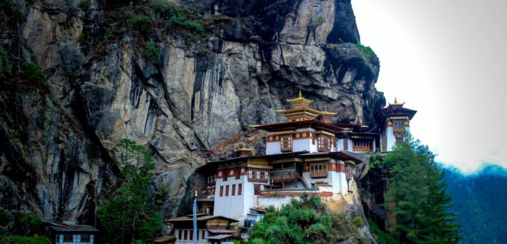 Paro Taktsang on a cliff