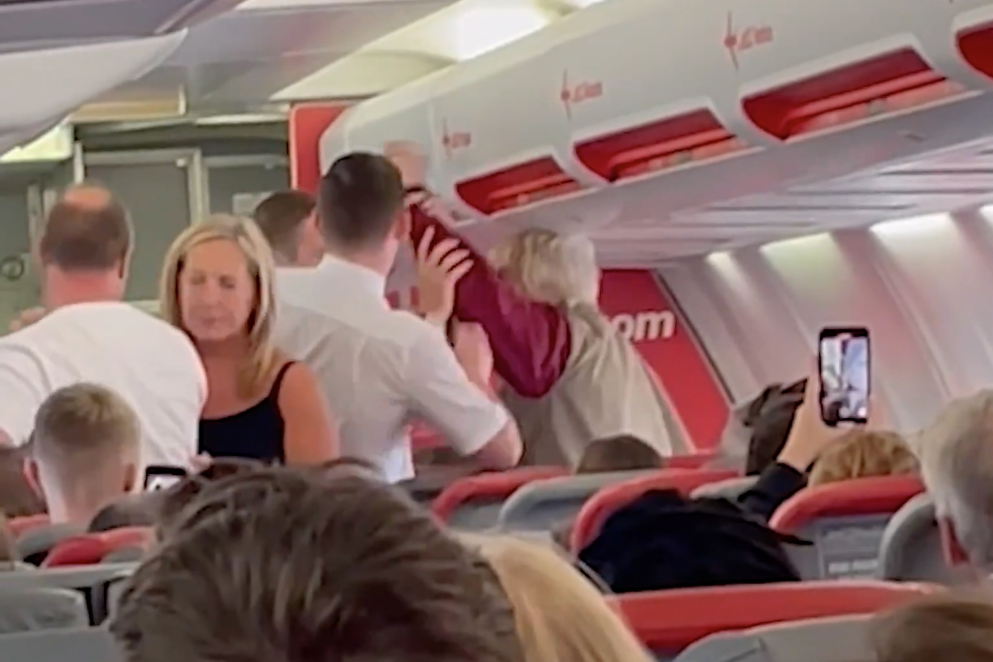 Elderly Woman Slaps Flight Attendant