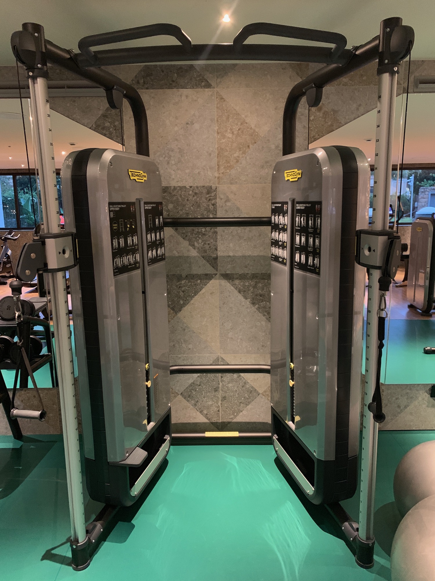 a machine in a gym