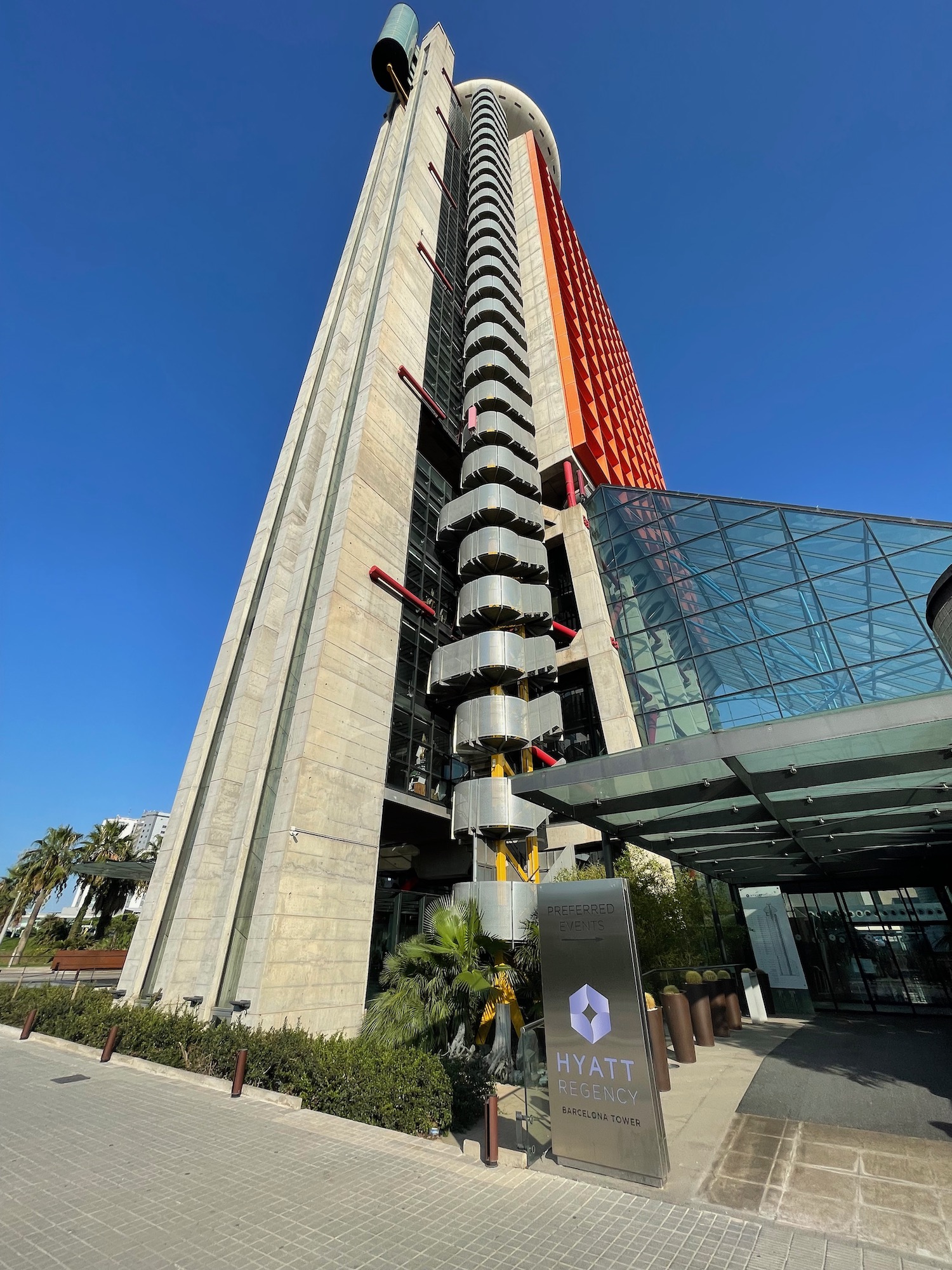 a tall building with a glass roof