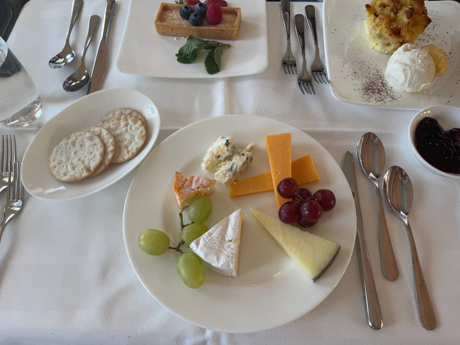 a plate of food on a table