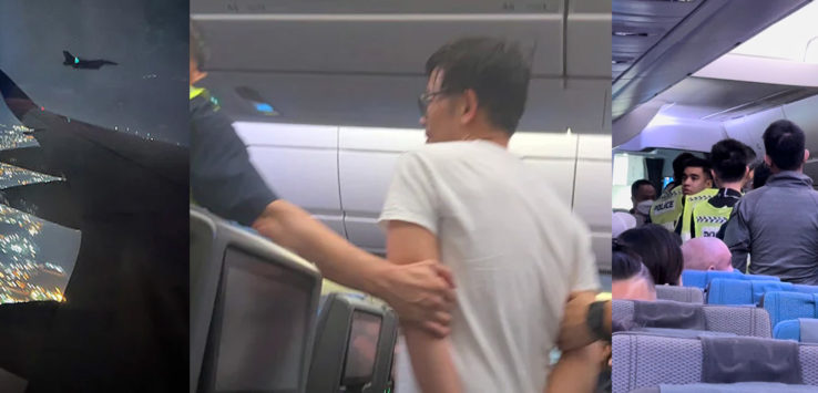 a man holding another man's arm