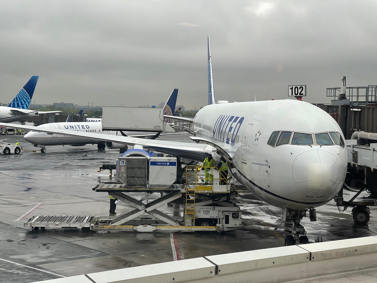 a plane on the tarmac