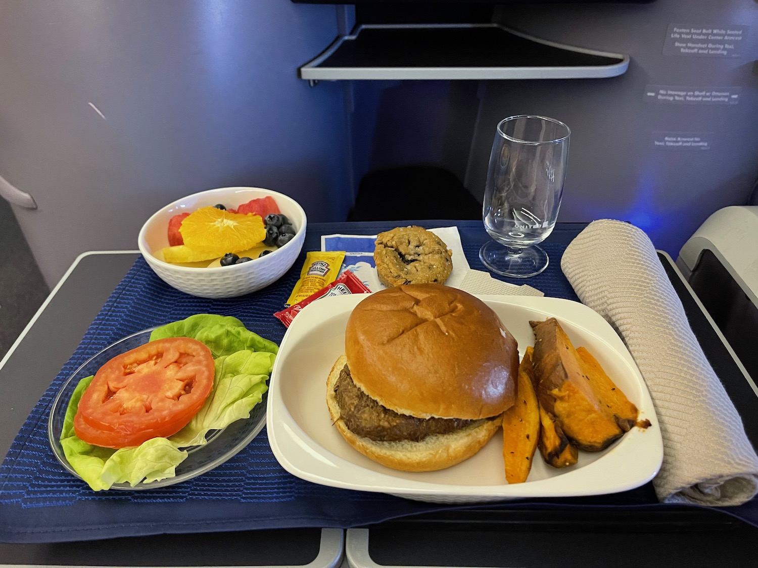 a plate of food on a table