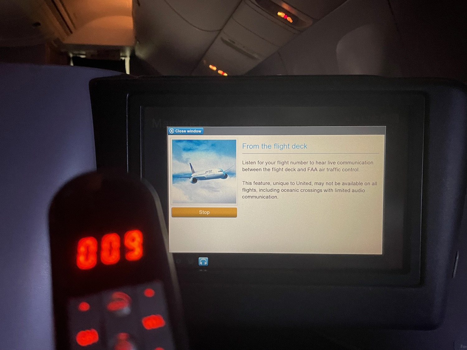 a screen with a picture of an airplane