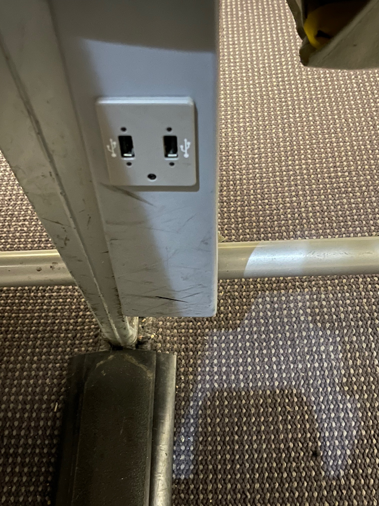 a close up of a power outlet