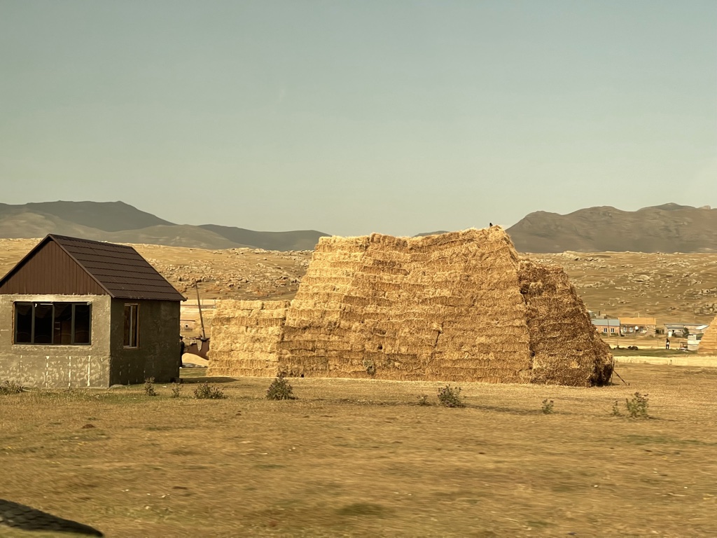 Armenian hay bales