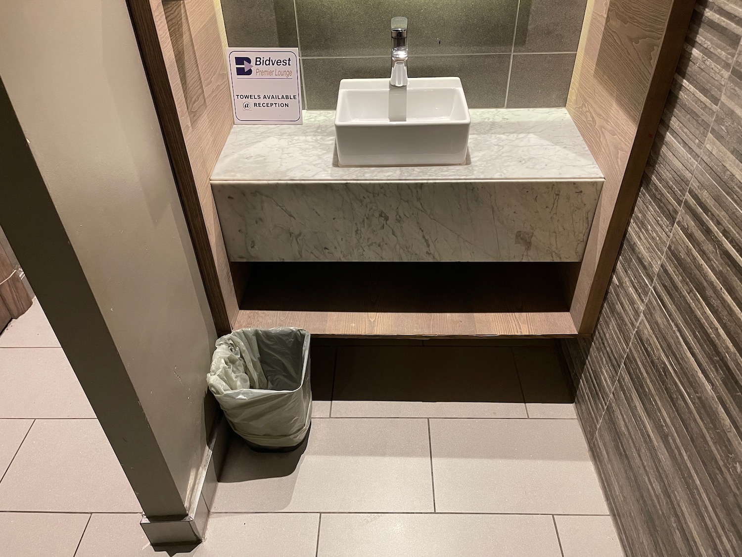 a sink in a bathroom