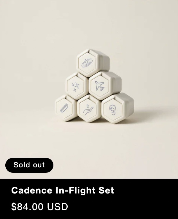 Cadence toiletries