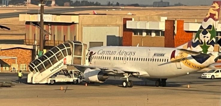 an airplane on the tarmac