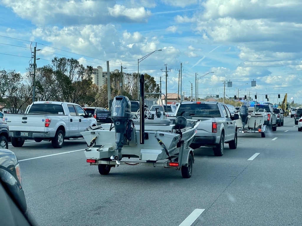 Fort Myers hurricane rescue boats