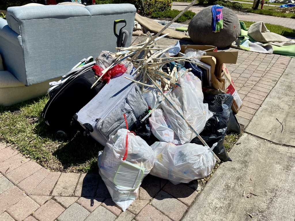 Fort Myers hurricane trash