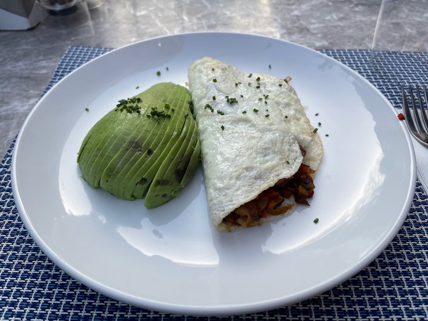 a plate of food on a table