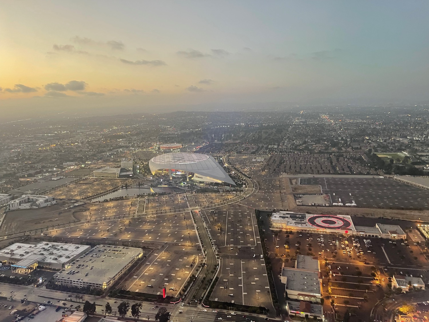 aerial view of a city