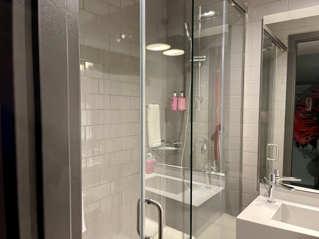 Moxy Tblisi bathroom shower