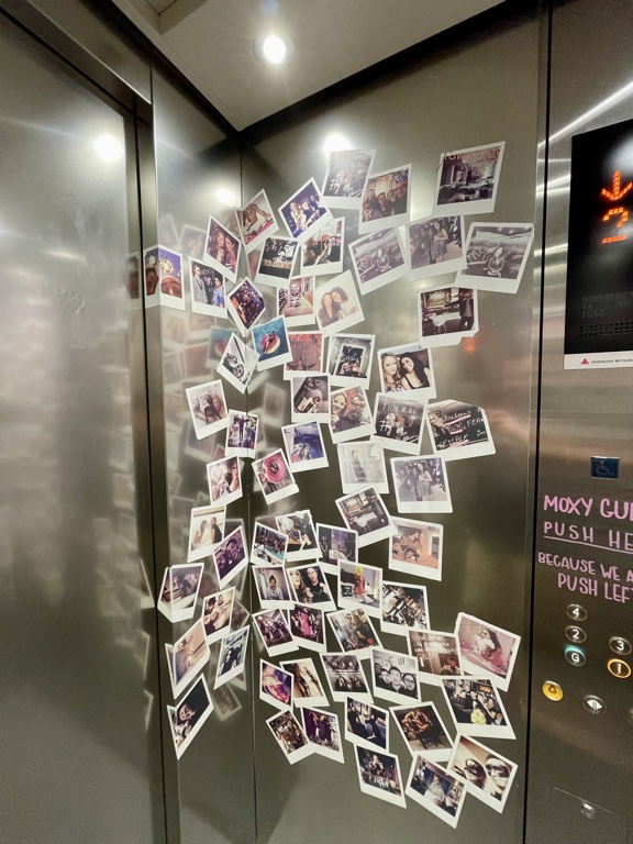 Moxy Tblisi clever elevator decor