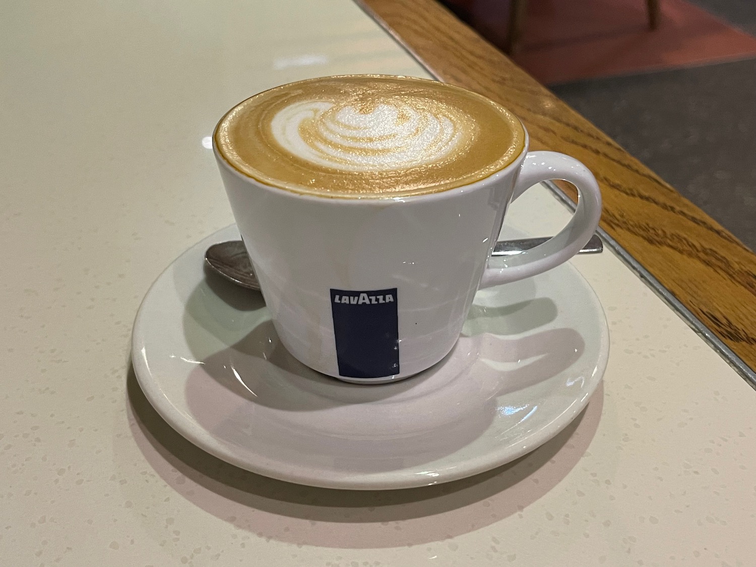 a cup of coffee on a saucer