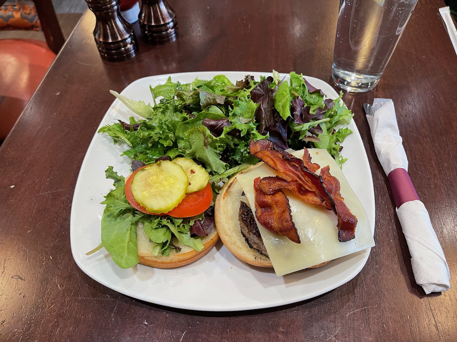 a plate of food on a table