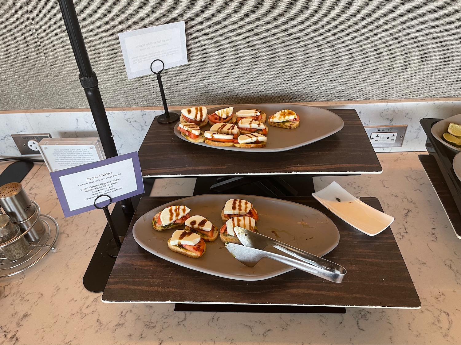 plates of food on a table