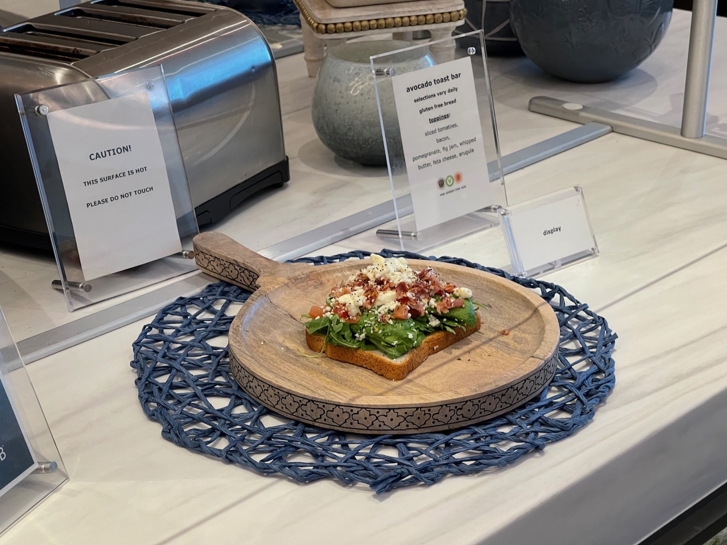 a plate of food on a table